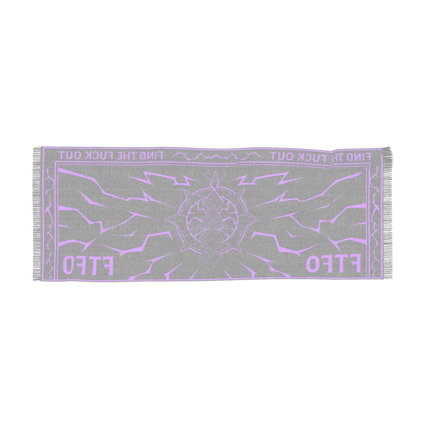 FTFO Signature Pashmina — Neon Violet Edition