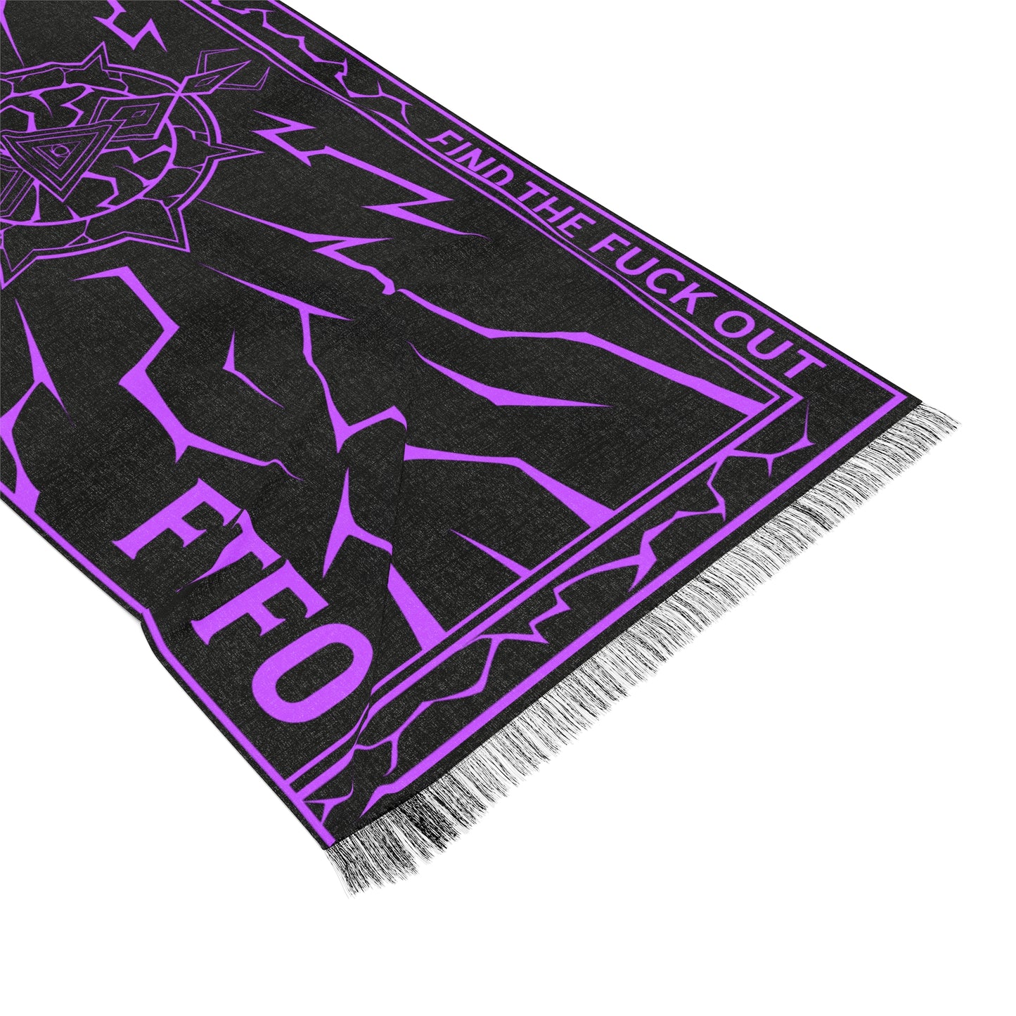 FTFO Signature Pashmina — Neon Violet Edition